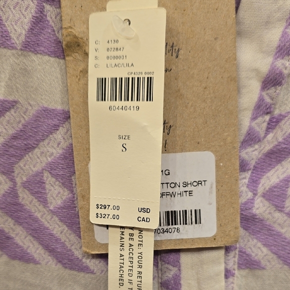 Devotion TWINS Lavender and Cream Long Sleeve Dress - Picture 3 of 16